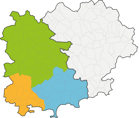 carte territoire Var Ouest